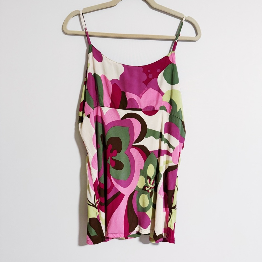 Manuhealii - Floral Spaghetti Strap Top